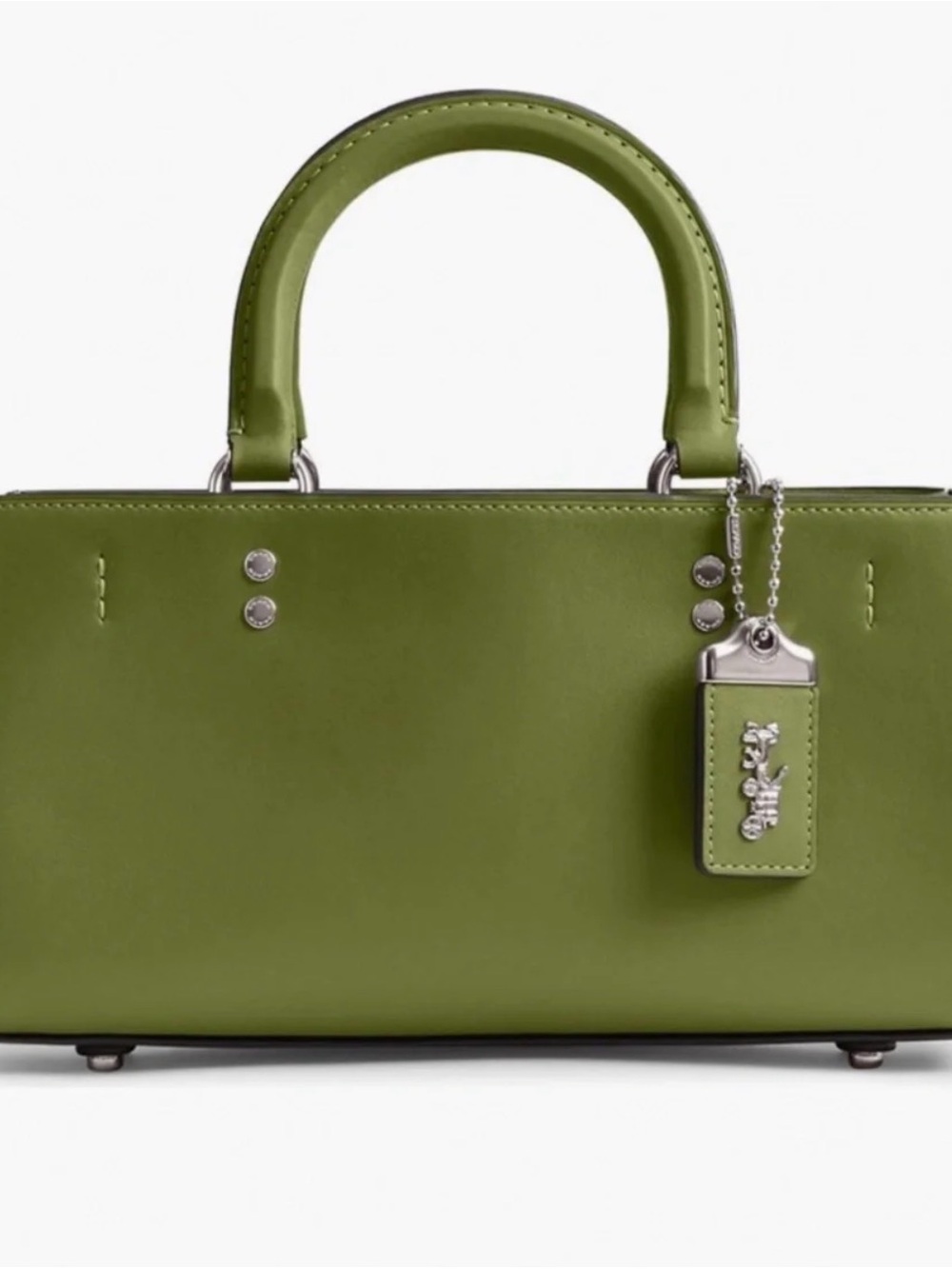 NWT Coach Rogue Bag 26 in dark lime